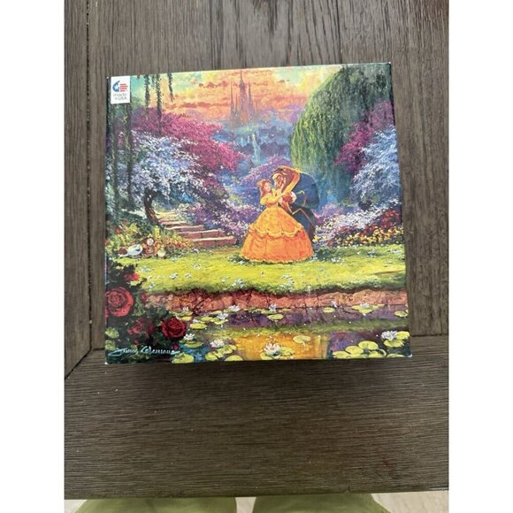 Ceaco Disney Beauty & the Beast Garden Waltz 550 Piece Jigsaw Puzzle Complete! - Picture 1 of 2
